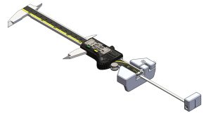 Digital caliper attachment